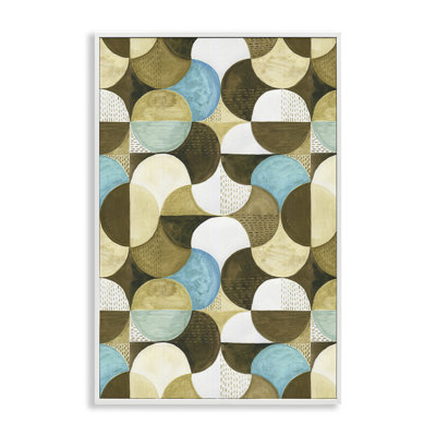 Reproduction d'art giclée encadrée à motif circulaire Boho par Incado