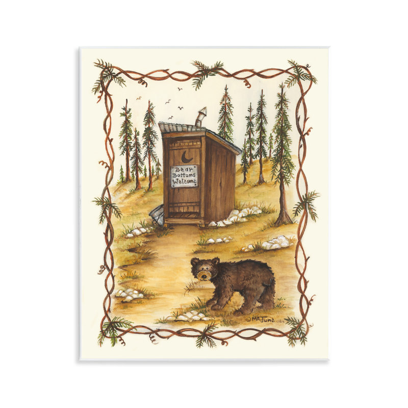 «Bear Bottoms Welcome» par Mary Ann June