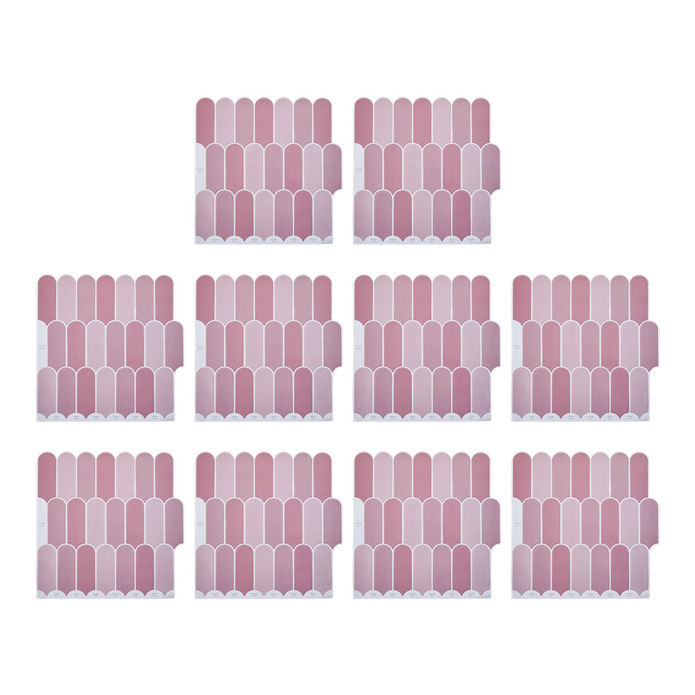 10Pcs Self-Adhesive Wall Tile Stickers