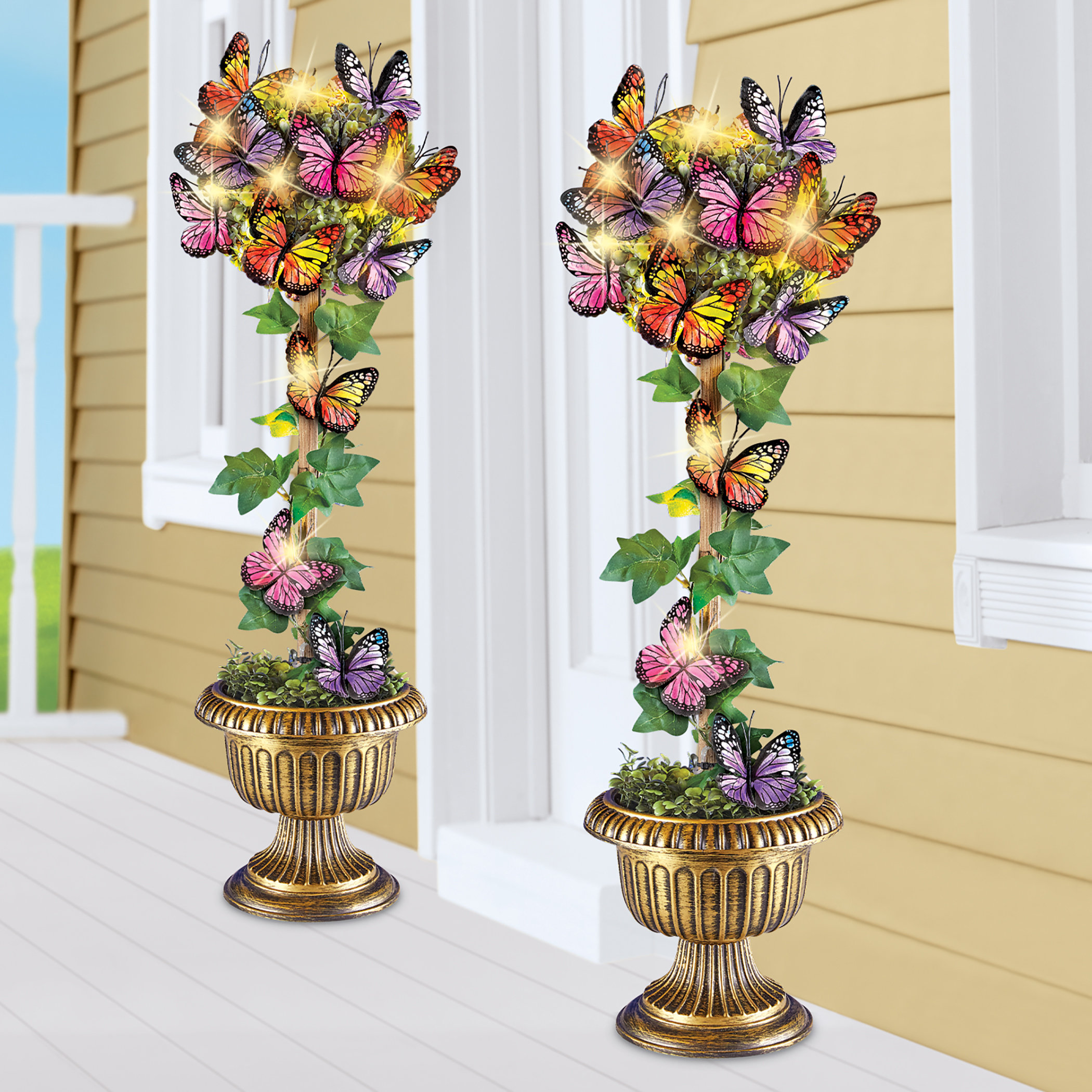 Primrue 27'' Faux Topiary in Vase | Wayfair