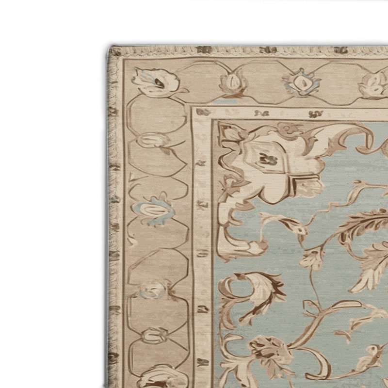 Tapis gris d'intérieur et d'extérieur Tabriz, Rectangulaire 2 pi x 3 pi