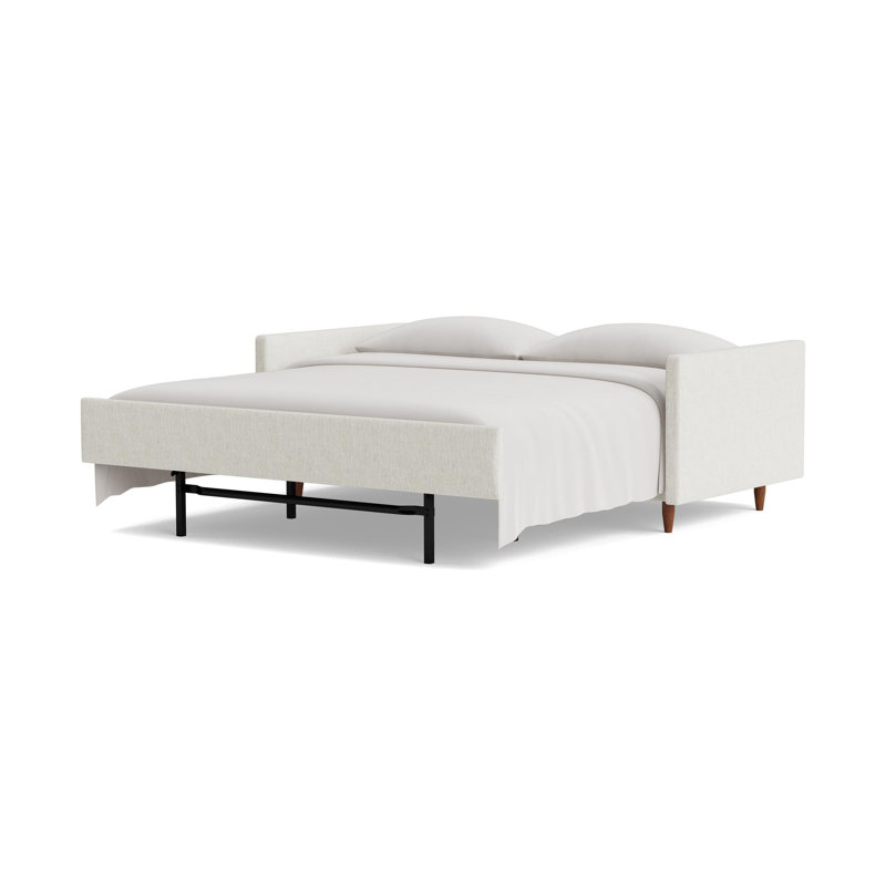 Skinny Fat Sofa Bed, Performance Weave - Snow