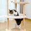 Tour de chat d'intérieur en bois surplombant 5 niveaux
