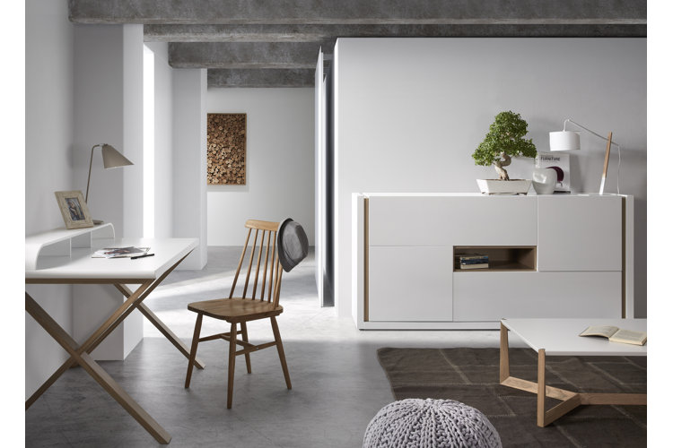 home office in neutral colours