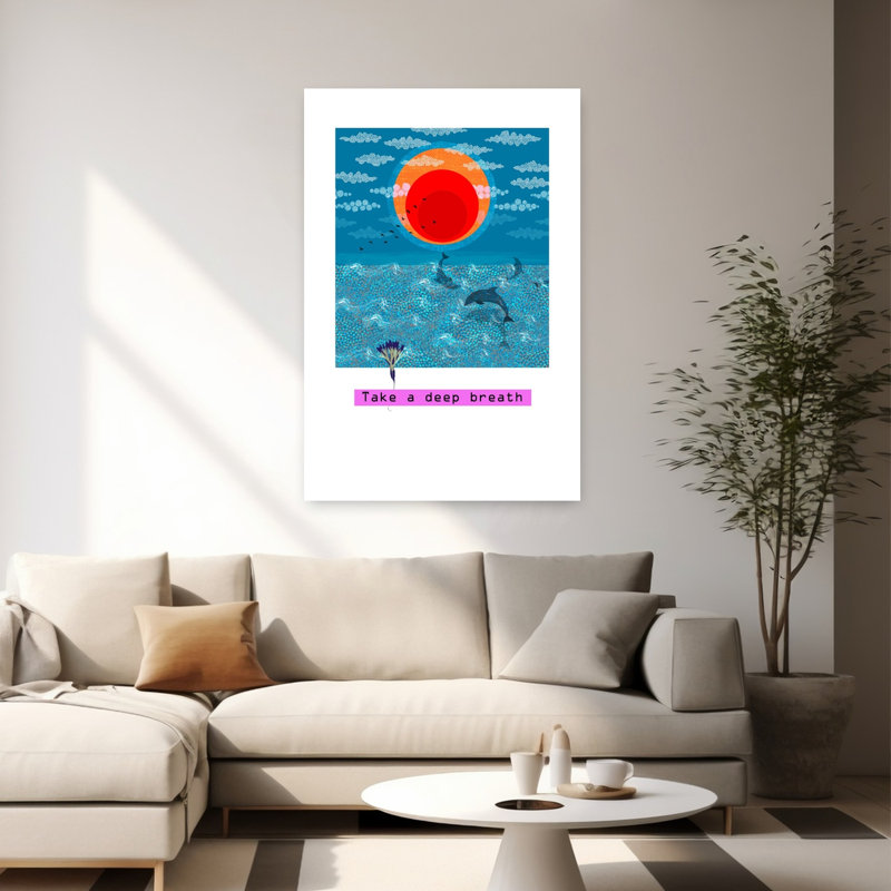 Art contemporain contemporain abstrait, H 60 po x l 40 po