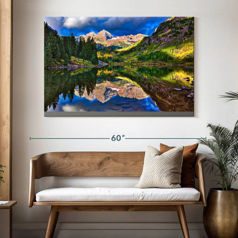 Alvord Spectacular Maroon Bells, 34" H x 51" W
