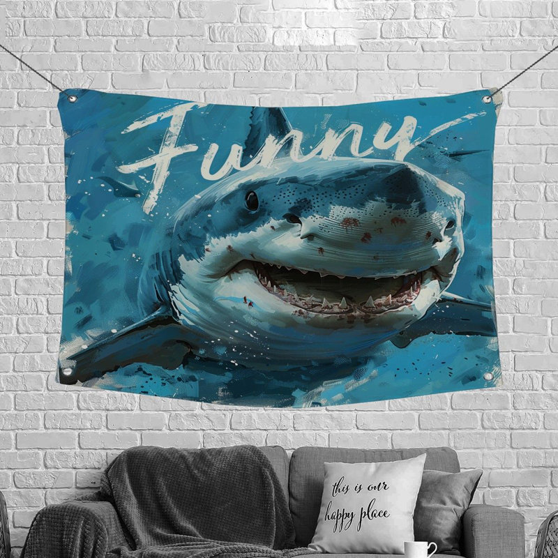 Tapisserie en microfibre, H 88 po x l 104 po