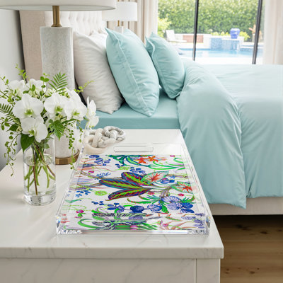 Plateau décoratif classique en acrylique Amazonia