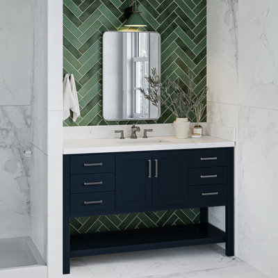 Meuble-lavabo simple 54 po avec plateau ARIEL Moille