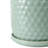 Set Of 2 Ceramic Planters With Textured Bubble Surface And Saucers - Modern Decorative Container Pots For Stylish Indoor Display And Versatile Plant Arrangements-878722645