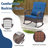 3 Pcs Patio Rocker Set Outdoor Wicker Rocking Chairs With Double-layer Coffee Table-1952425336