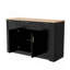 Buffet de rangement multifonctionnel, table de salle à manger extensible, tablettes réglables, support coulissant à 3 niveaux, rangement pour îlot de cuisine pour la cuisine, la salle à manger, le salon-1435265219
