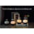 4" Natural Marble Top Dimmable Globe Night Lights