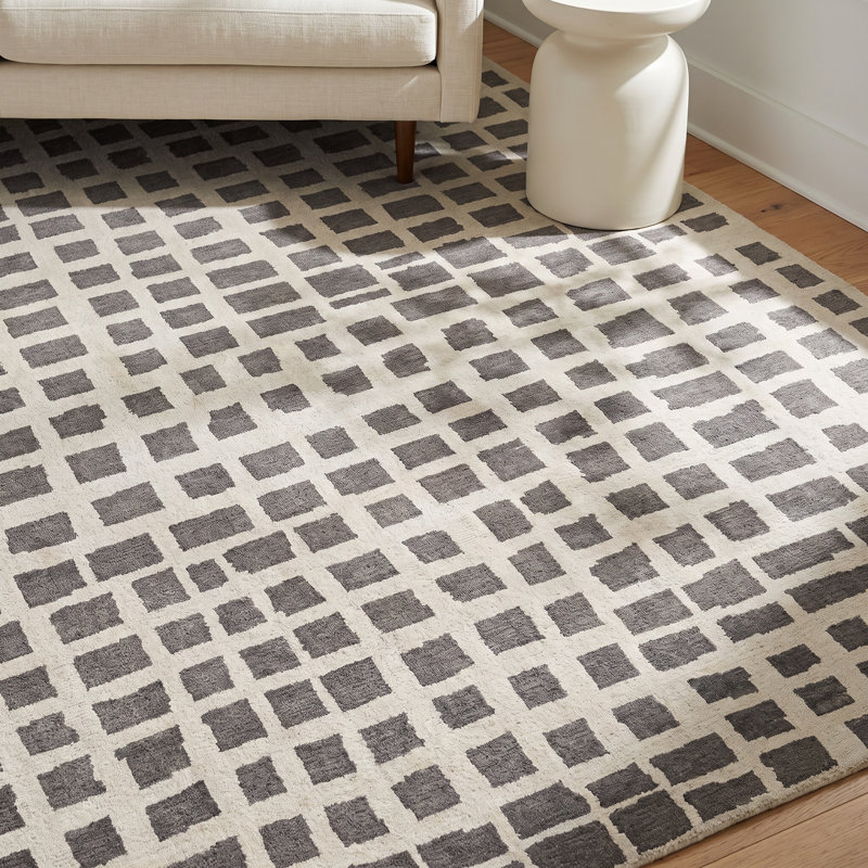 Rudy Hand Tufted Wool Indoor Rug, Rectangle 8'9" x 11'9"