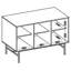 Alexxandra 124.5cm Sideboard-2054804317