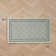 Isla Machine Woven Synthetic Geometric Area Rug In Green/White
