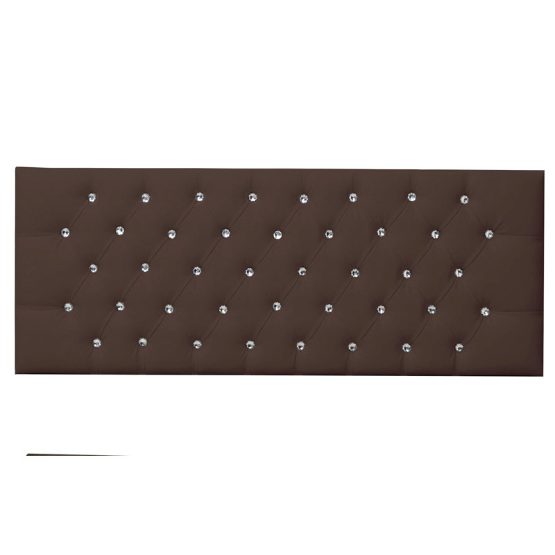 Pamphilos Upholstered Headboard, Single (3'), Brown