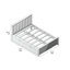 Lit plateforme en bois massif avec lit gigogne Boling par Harriet Bee-183937263-134855721
