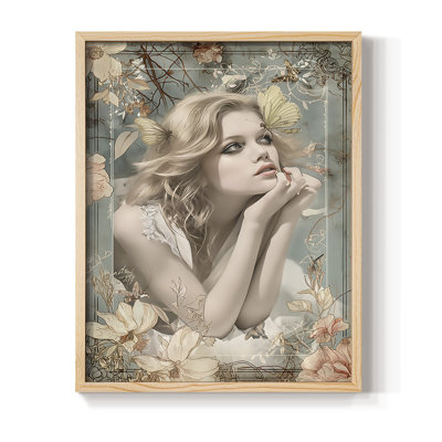 Reproduction encadrée WOMEN Series CECXL - bois massif