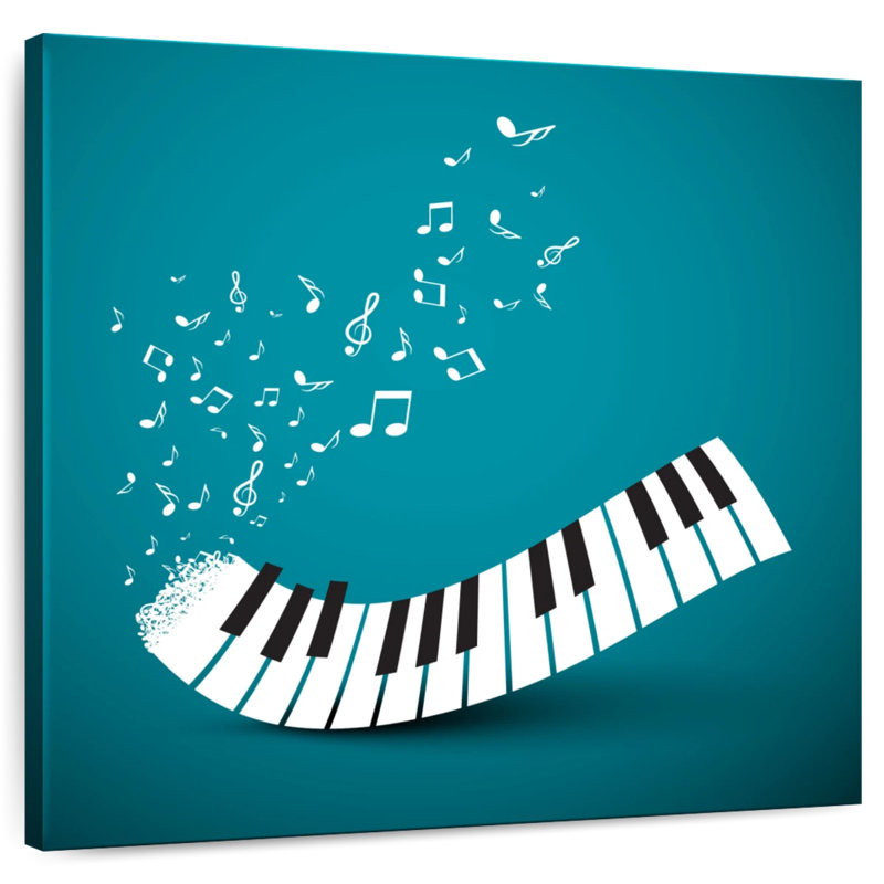 Notes de clavier de piano Abarca, H 24 po x l 24 po