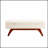 Teddy wool fabric, solid wood feet for solid weighing, and bed end stool with storage function