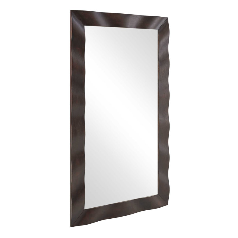  Wrinkle Wavy Wood Mirror