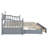 Wooden Twin Size Daybed With Twin Size Trundle, Extendable Daybed With Two Storage Drawers-923760322