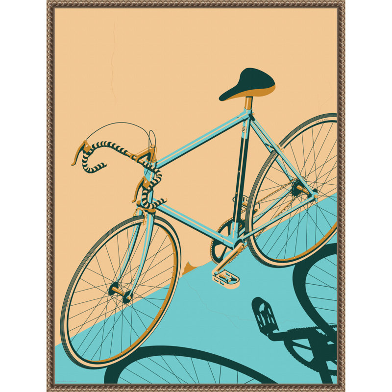 «Isometric Bicycle» par Wyatt, reproduction d'art sur toile encadrée 9