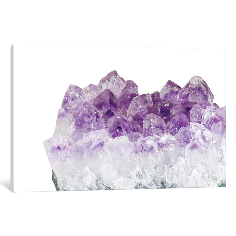 «Amethyst Crystal» par 5by5collective - impression sur toile tendue, H 18 po x l 26 po x P 1,5 po