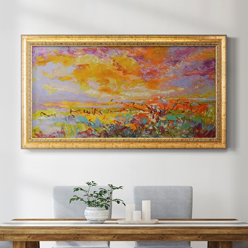 Radiance souvenir - Reproduction d'un seul cadre photo sur toile, H 29 po x l 53 po x P 2,5 po