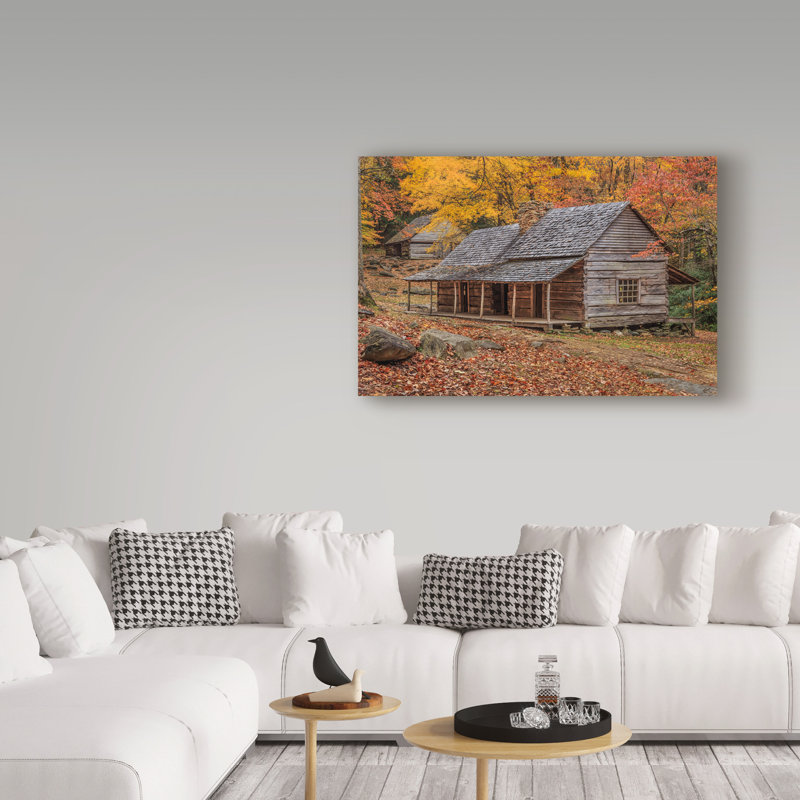 Fillmer «Bud Ogle Place with Barn», reproduction de photo sur toile tendue, H 16 po x l 24 po x P 2 po