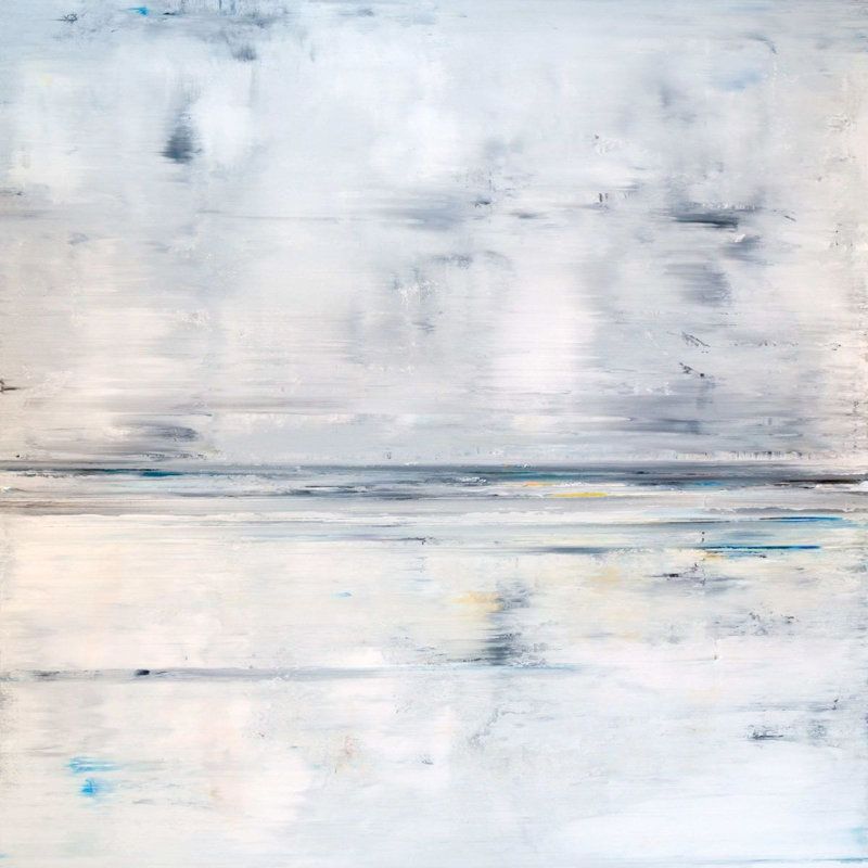 Low Tide - Artist Enhanced Canvas Print, 36" H x 36" W x 1.5" D, Unframed