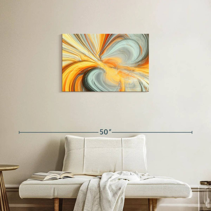 Avery Fluid Dynamic Abstract, 20" H x 30" W