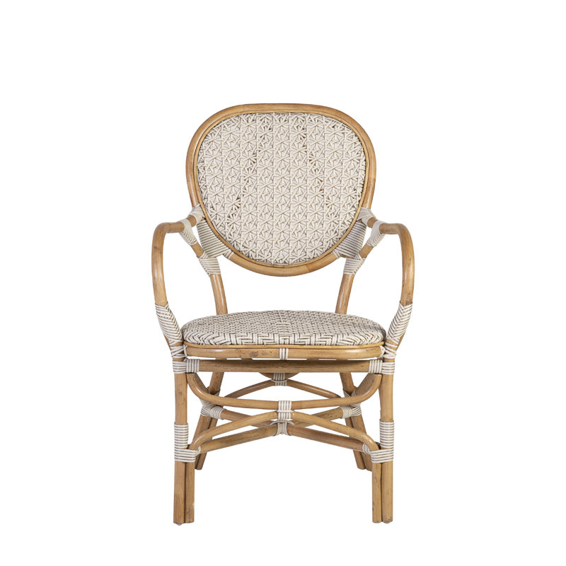 Adellia Stacking Patio Dining Armchair