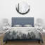 Ensemble de housse de couette gris Misty Morning Forest Horizon-107147537