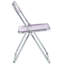 Chaise d'appoint pliante en acrylique Birgitta-931903205