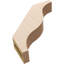 Funston Rough Cedar TimberThane Knee Brace-88136711