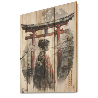 Asian Asian II - Impression sur bois sans cadre