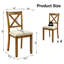 Ensemble de 4 chaises d'appoint rembourrées-1549590611