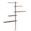 Unica 85.83" H x 85.83" W x 11.8" D Shelving Floor-64593594