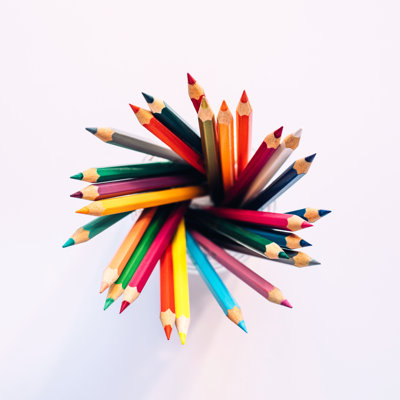 Colored Pencils - Wrapped Canvas Print