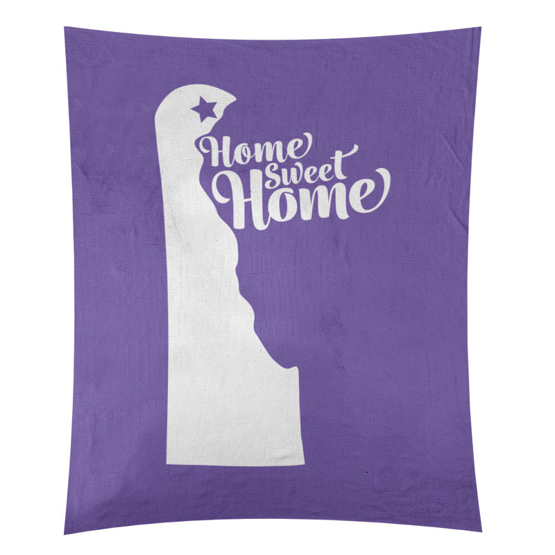 Tapisserie Home Sweet Wilmington, H 60 po x l 51 po, Mauve