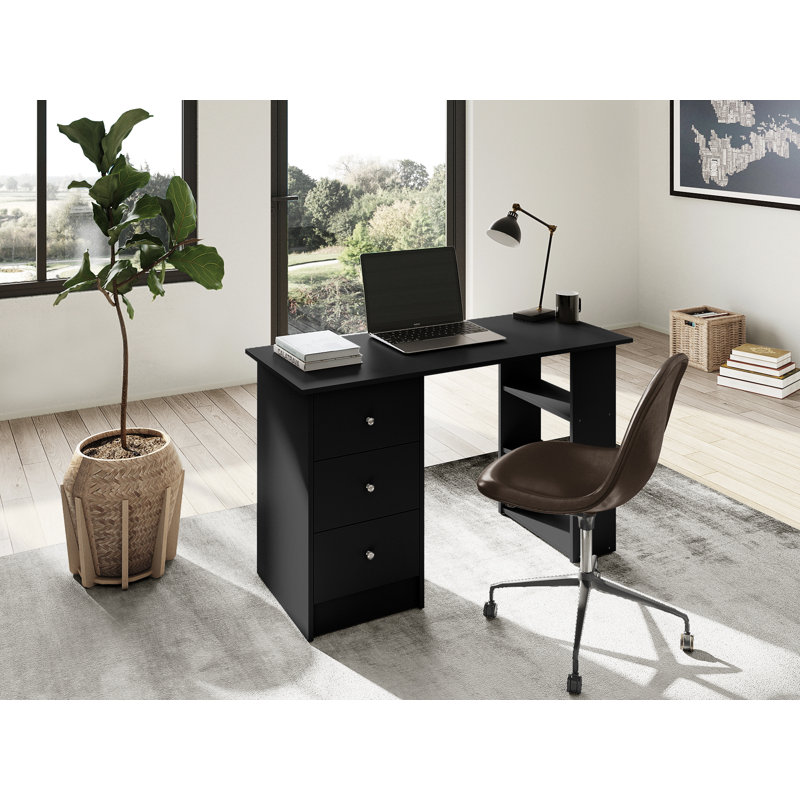 Gaukhar Computer Desk, Black