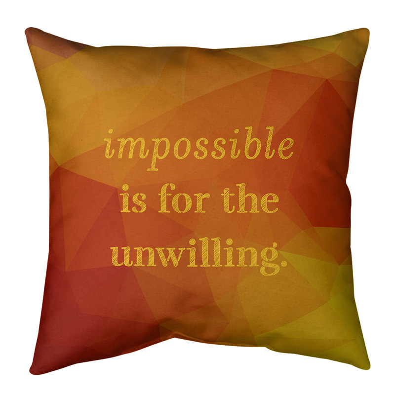 Coussin de sol, 28 po x 28 po, Jaune et orange