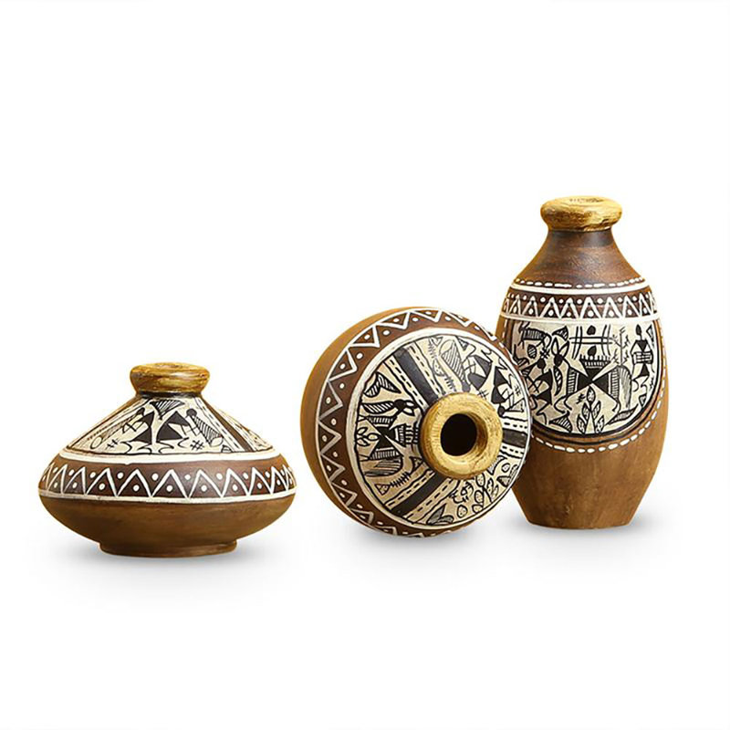 Ensemble de vase de table 3 pièces Cedrika