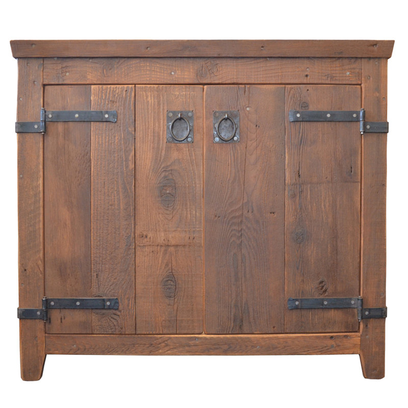 Americana 36" Single Bathroom Vanity Base Only, Chestnut