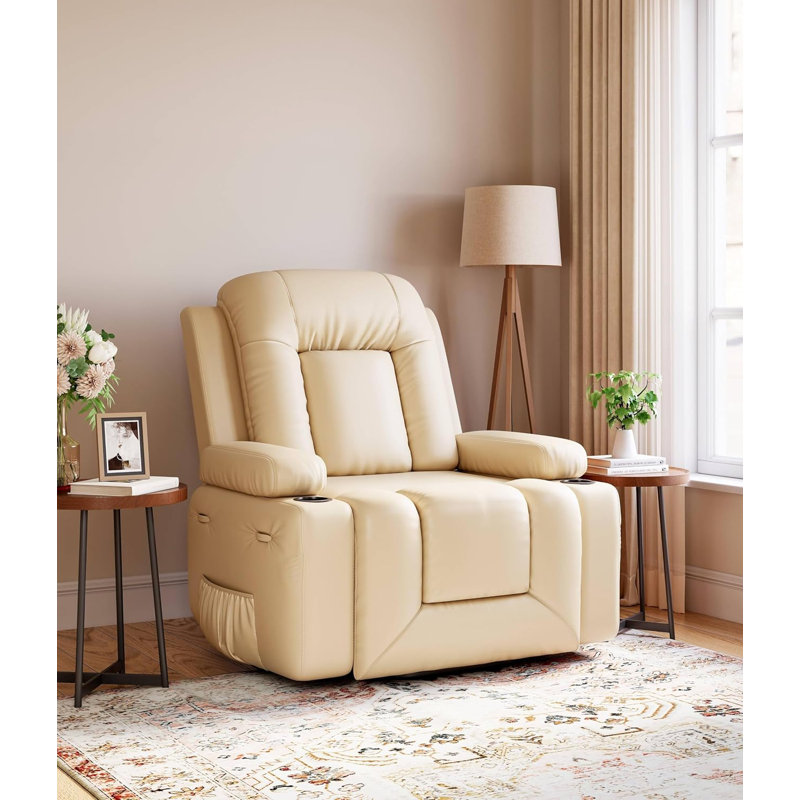Power Lift Recliner Chair with Massage and Heat, Massage Chair Adjustable Reclining Chair with Side Pockets/USB Port for Elderly for Living Room