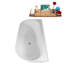 Baignoire autoportante 63 "avec drain interne Streamline-101697717