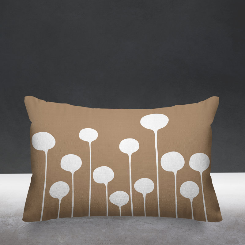 Housse et insert de coussin rectangulaire extérieur Courtland, Beige