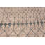 Tapis unique de conception contemporaine à motif géométrique d'Asie centrale